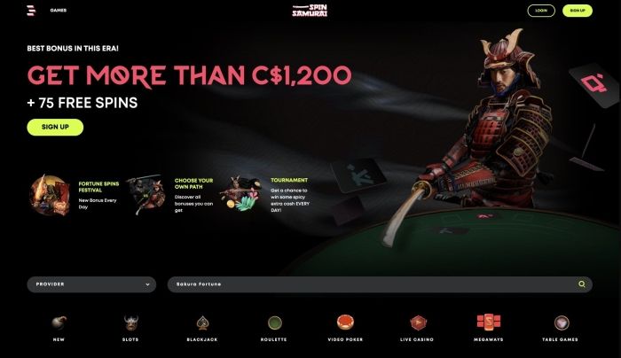 Spin Samurai Casino Review