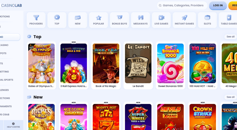 Casinolab Casino Games