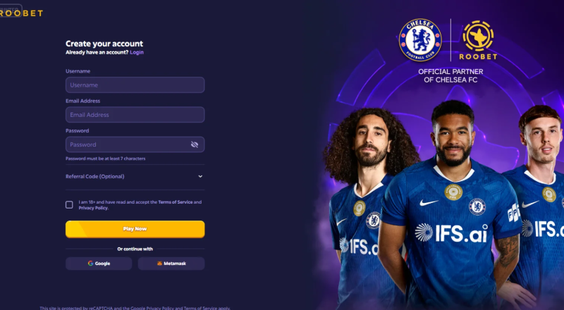Roobet Casino Sign Up