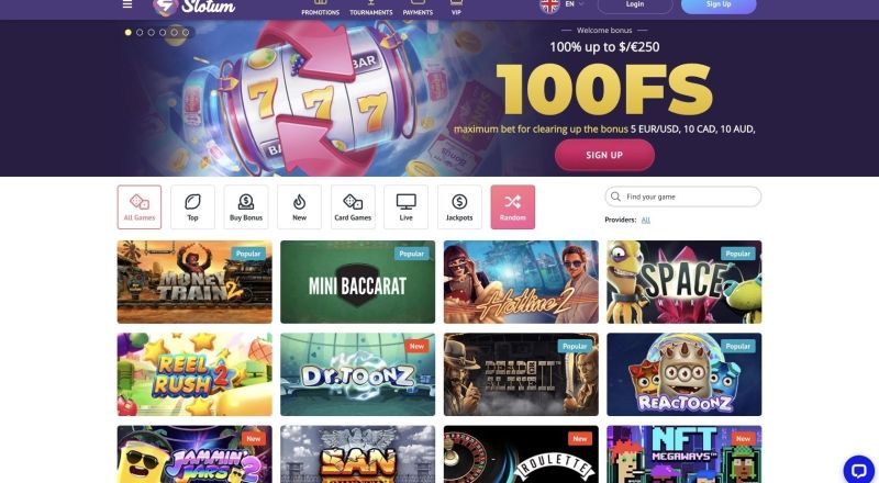 Slotum Casino Review