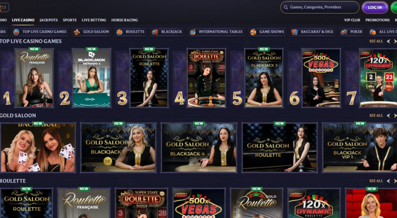 LolaJack Casino Live Games