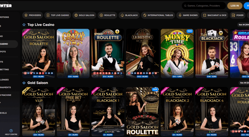 MrPunter Casino Live Games