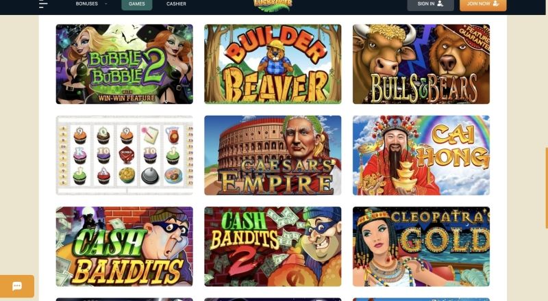 Lucky Tiger Casino Games