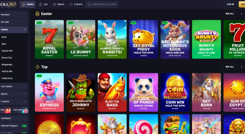 RollXO Casino Slots