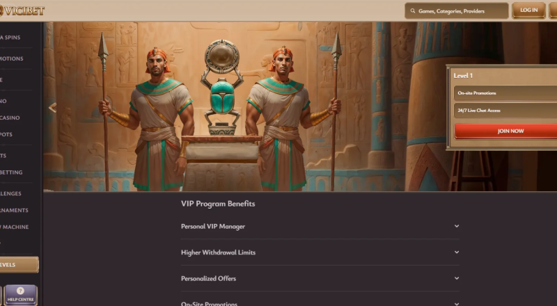 Vicibet Casino VIP Program
