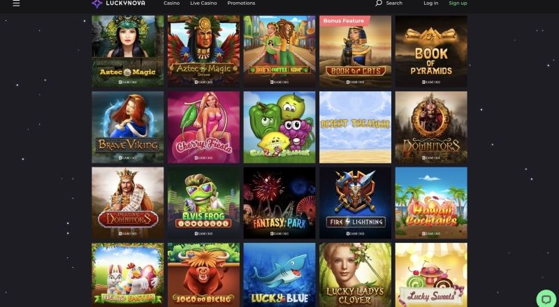 Luckynova Casino Games