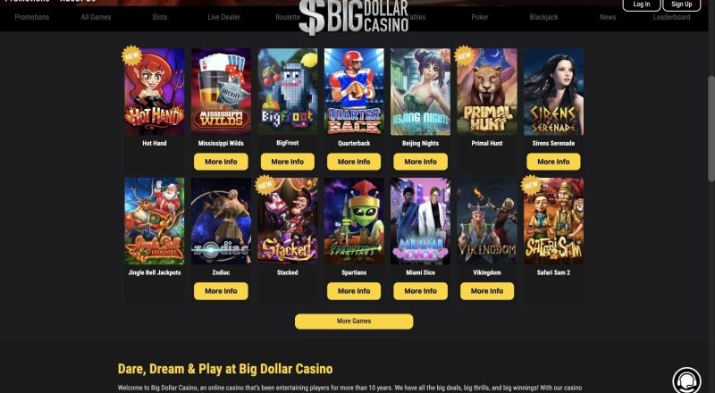 Big Dollar Casino Review