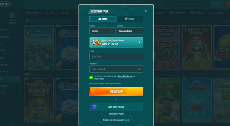 Golisimo Casino Sign Up