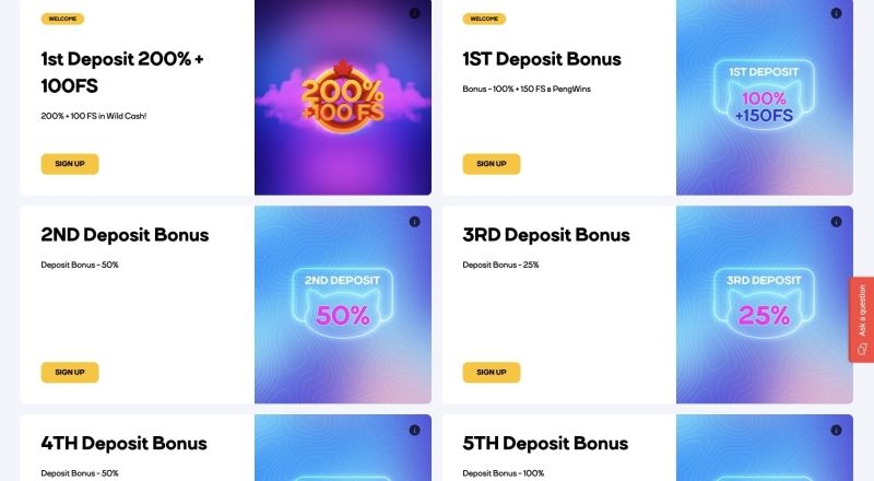 Cat Casino Bonuses