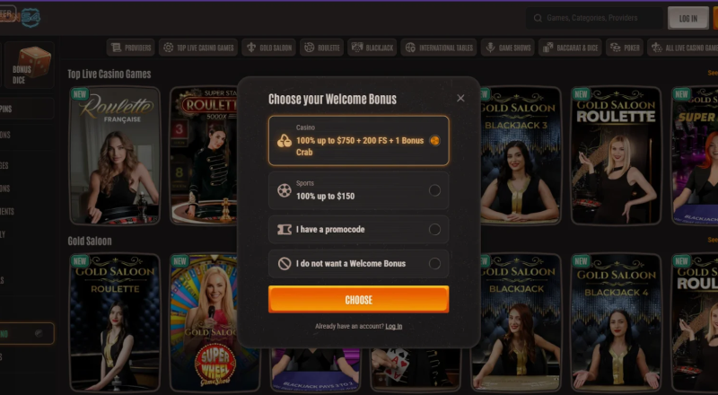 Neon54 Casino Sign Up