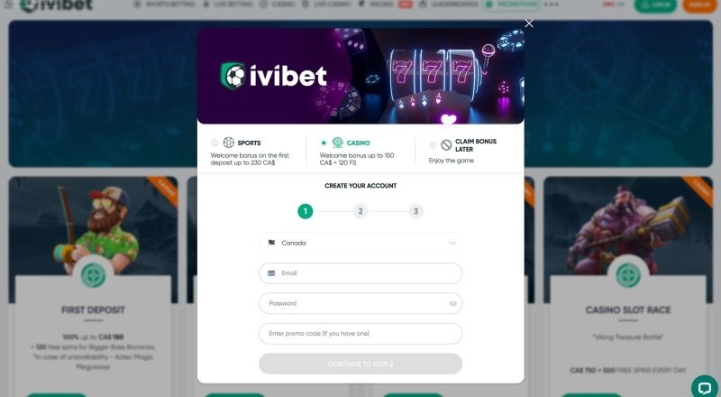 Ivibet Casino Sign Up