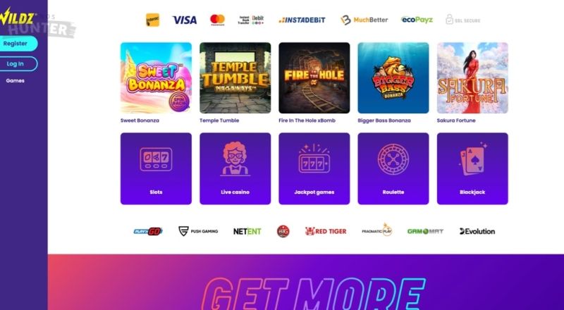 Wildz Ontario Casino Games