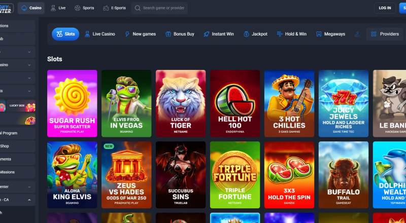 Lucky Hunter Casino Slots