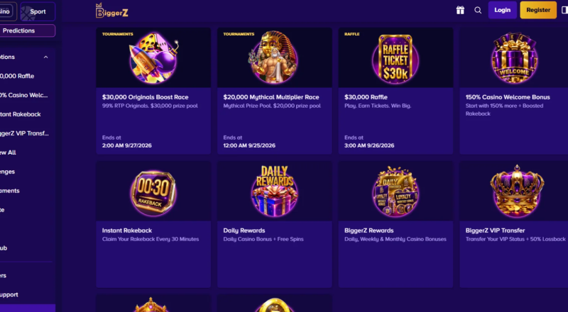 Biggerz Casino Promotions