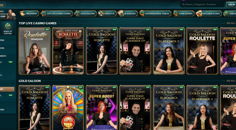 MyEmpire Casino Live Games