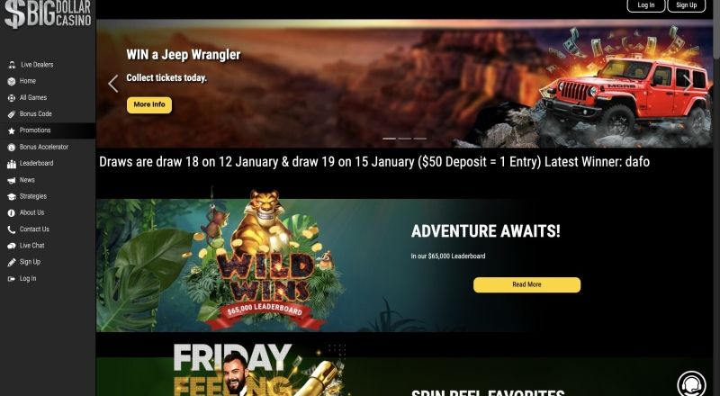 Big Dollar Casino Bonuses