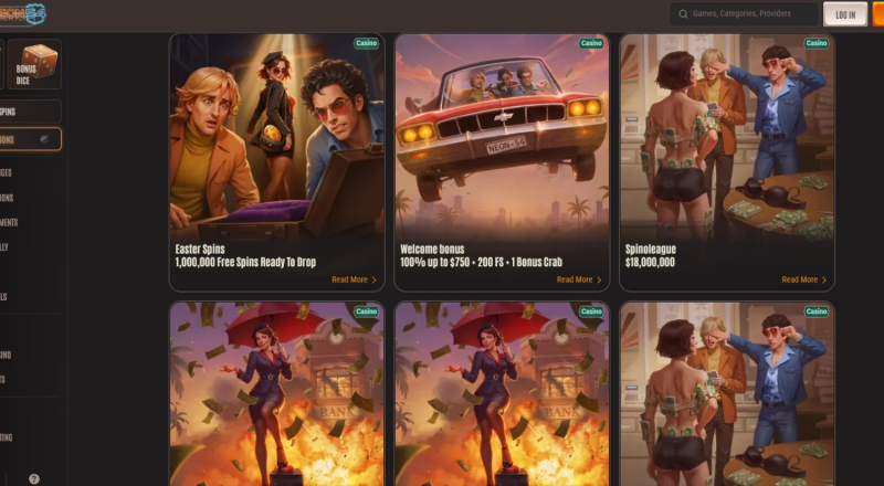 Neon54 Casino Bonuses