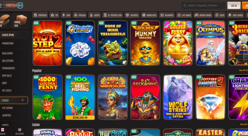 Neon54 Casino Slots
