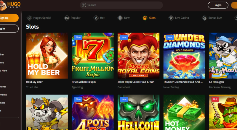 Hugo Casino Slots
