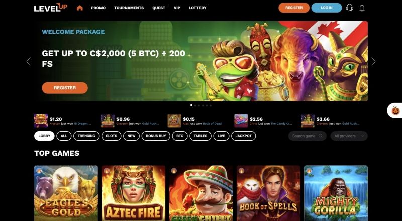 Level Up Casino Review