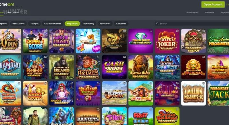 ComeOn Ontario Casino Games