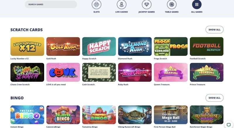 Casino Room Games