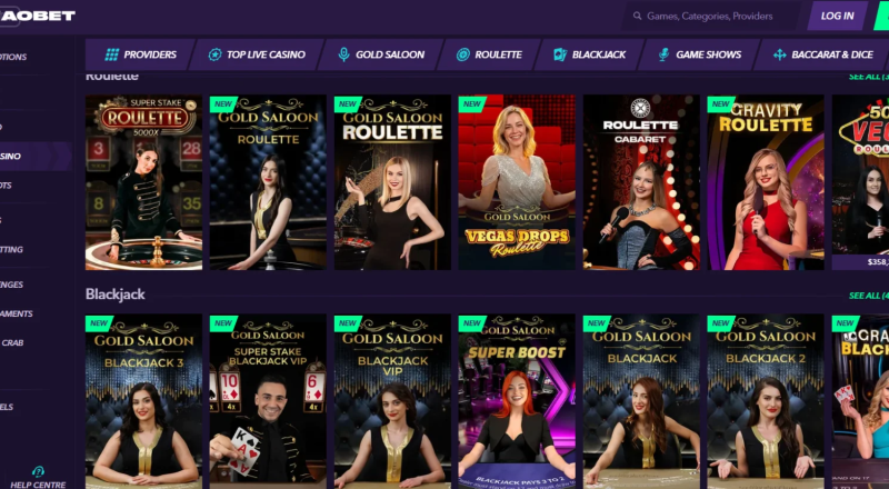 Naobet Casino Live Games