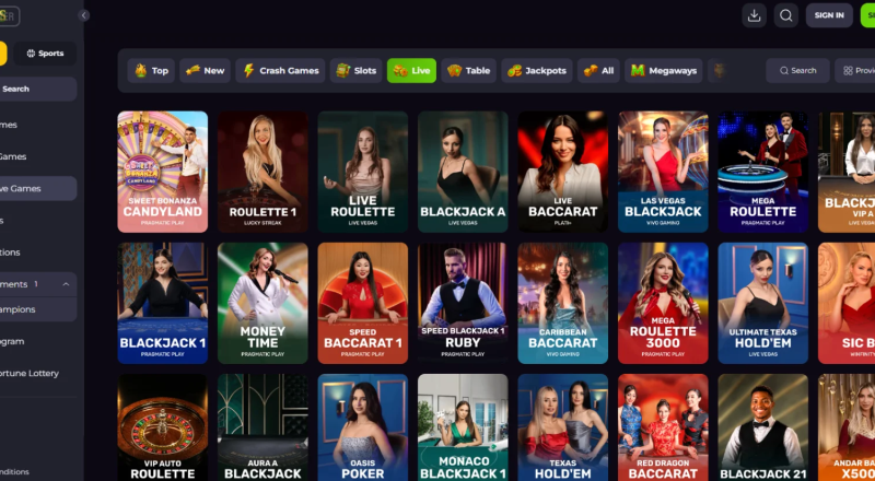 Drakaris Casino Live Games