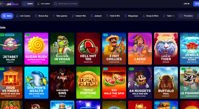 Jet4Bet Casino Slots