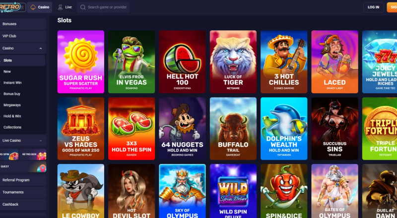 Retrobet Casino Slots
