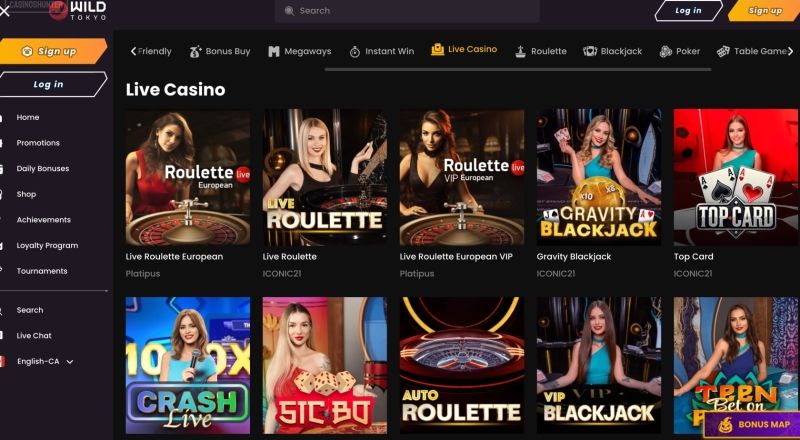Wild Tokyo Live Casino