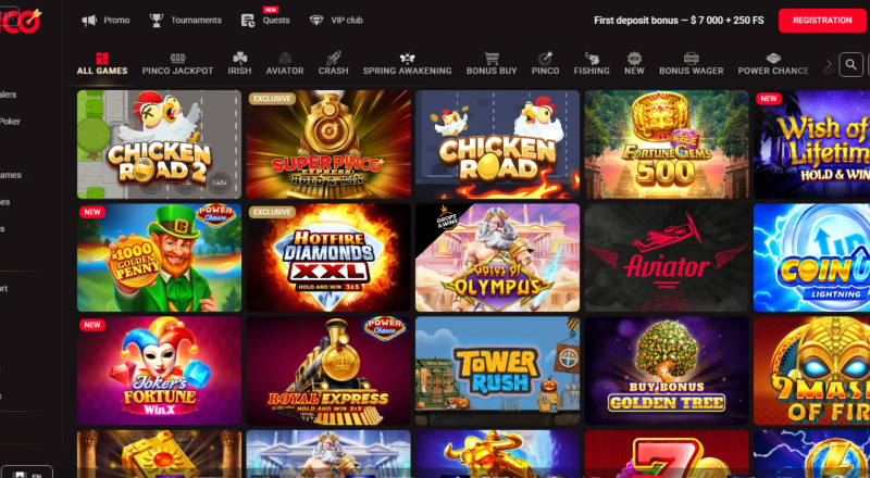 Pinco Casino Slots