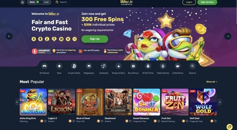 Winz.io Casino Review