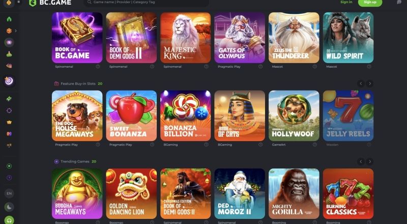 BC.Game Casino Games