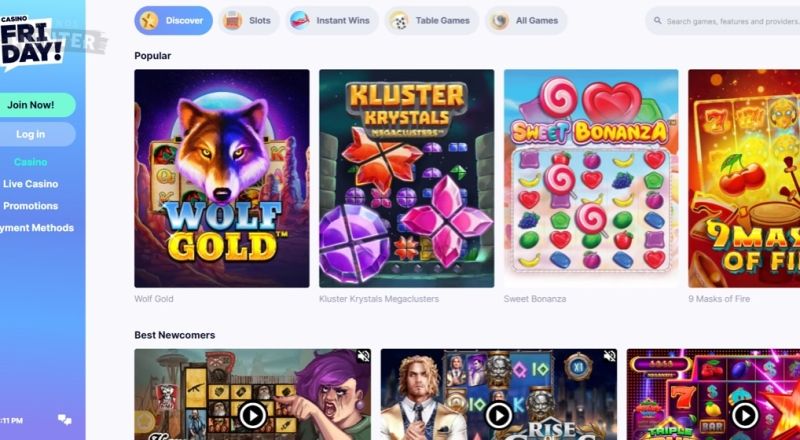 Casino Friday Games