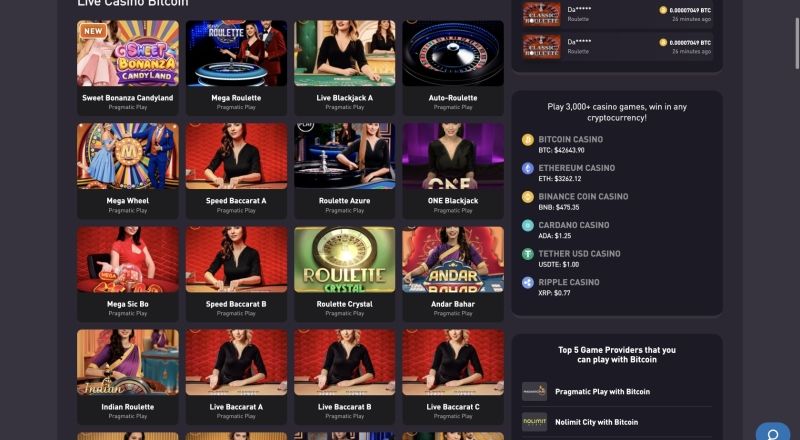 Rocketpot Casino Live Dealer Games