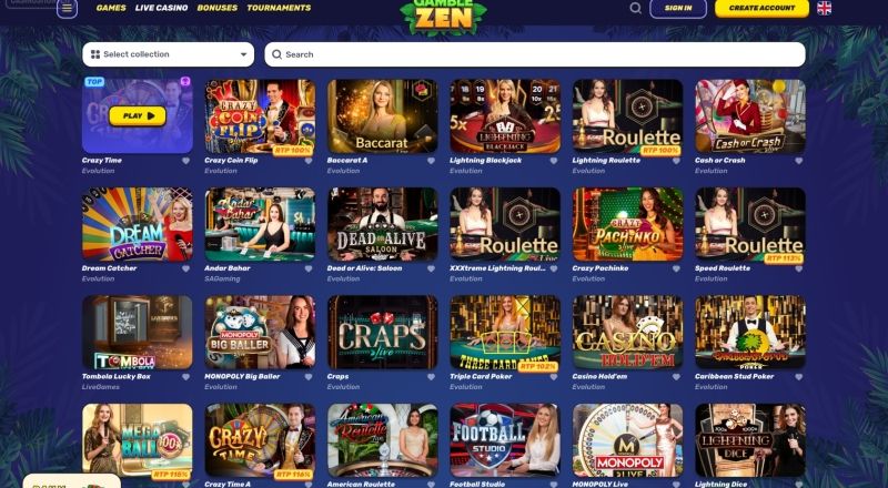 Gamblezen Live Casino