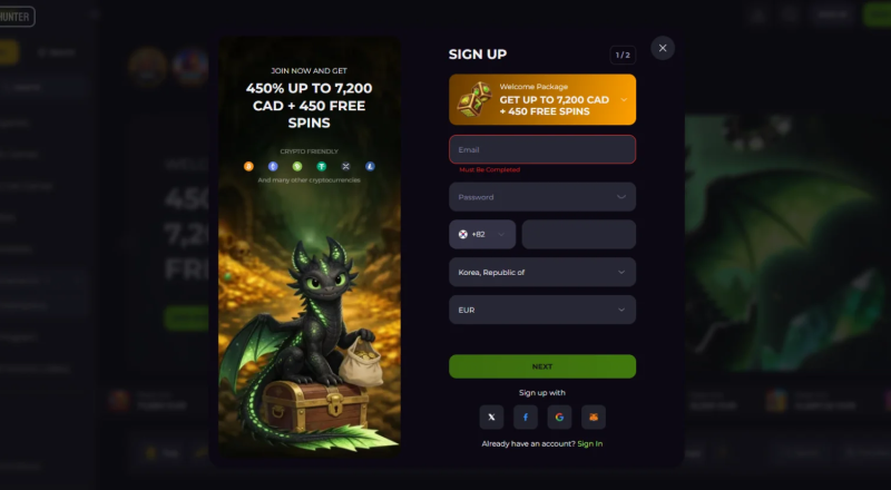 Drakaris Casino Sign Up