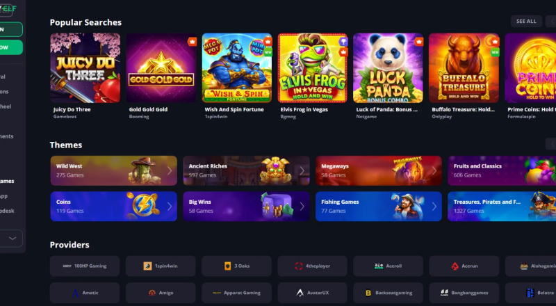 Lucky Elf Casino Games