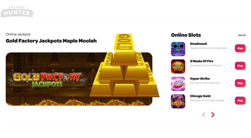 Spin Ontario Casino Jackpots