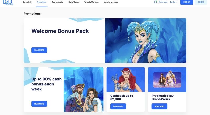 Ice Casino Bonuses
