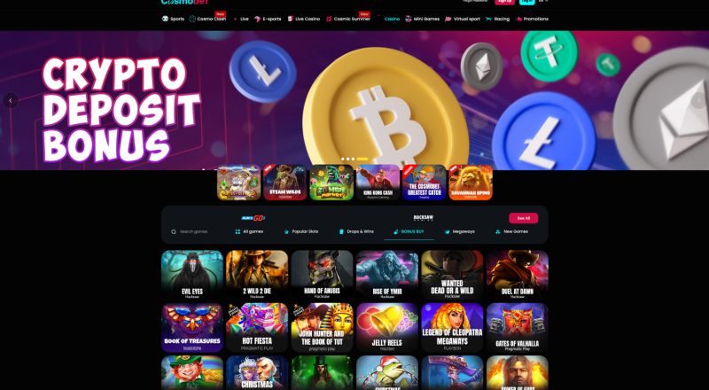 Cosmobet Casino Games