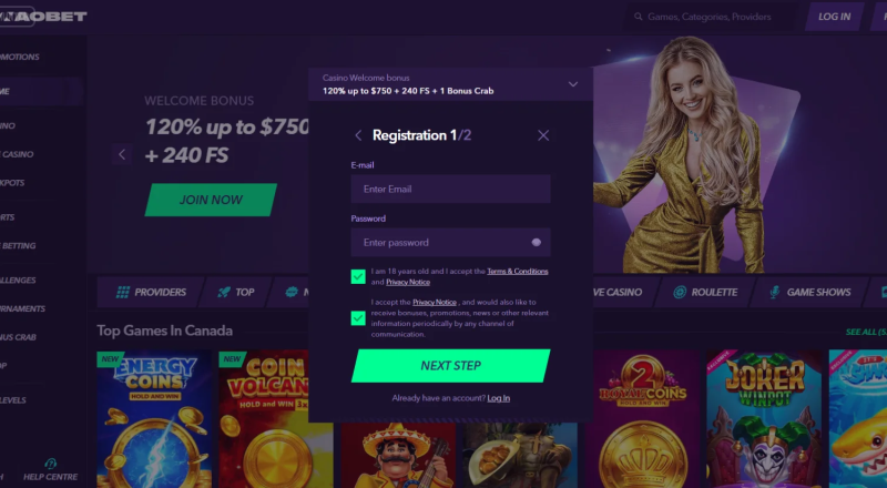 Naobet Casino Sign Up