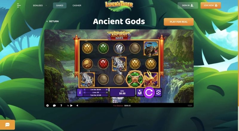 Lucky Tiger Casino Gameplay