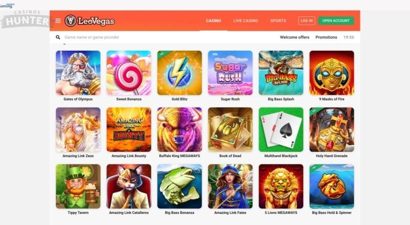 LeoVegas Ontario Casino Games