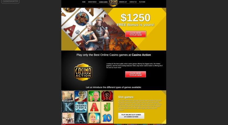 Casino Action Bonus