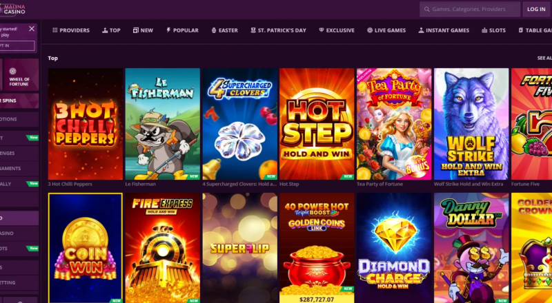 Malina Casino Games