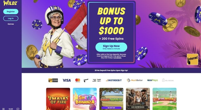 Wildz Casino Review