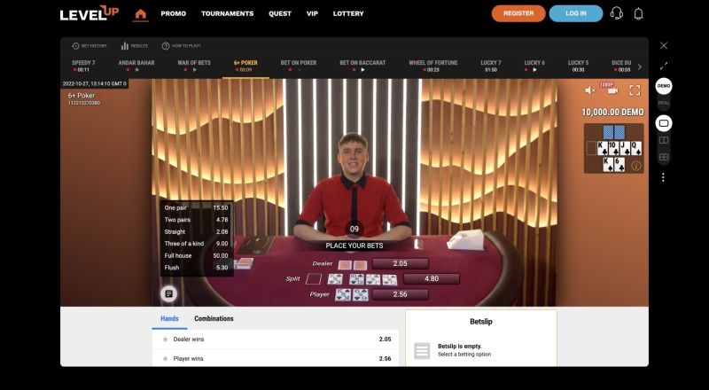 Level Up Casino Live Dealer