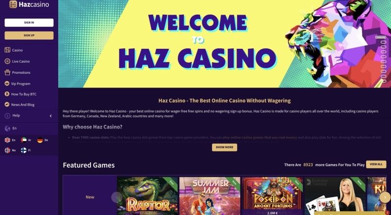 Haz Casino Review